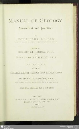 2: Stratigraphical geology and palaeontology