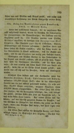 122. Krieg der Verbündeten gegen Frankreich, 1815. - Mürats Ende