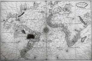 Atlantik mit Neuer Welt, Teile von Europa und Afrika. Doppelseite (Blatt 5v und 6r)
