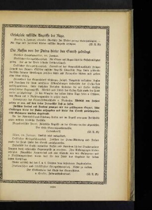 Erfolglose russische Angriffe bei Riga.