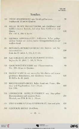 Textilien (Nr. 495-511)
