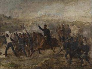 Kronprinz Friedrich in der Schlacht