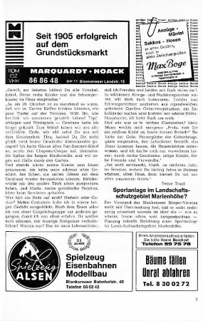 Sportanlage im Landschaftsschutzgebiet Marienhöhe?