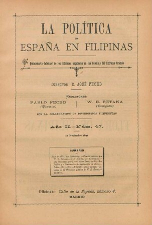 Núm. 47. 22 Noviembre 1892