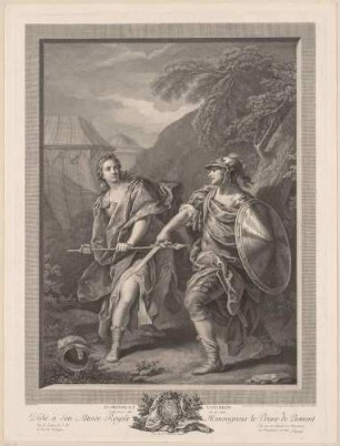 Tancred und Clorinda (zu Torquato Tassos "Gerusalemme liberata")