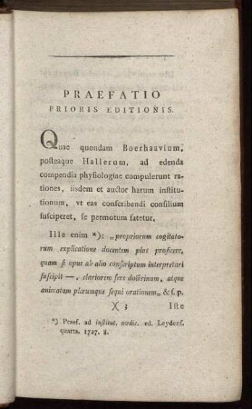Praefatio Prioris Editionis