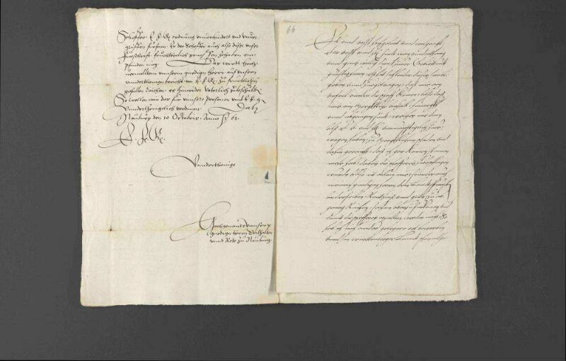 Statthalter und Räte zu Neuburg wenden sich bezüglich des Kaufs von Schafen an Herzog Christoph von Württemberg.