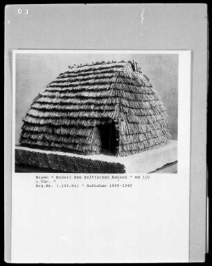 Modell des keltischen Hauses (um 100 v. Chr.)