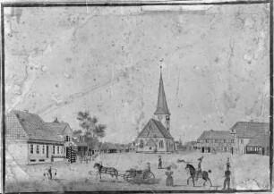 Der Marktplatz in Tuckum
