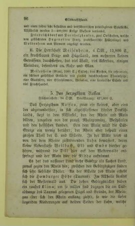 5. Das Herzogthum Nassau