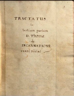 Tractatus de incarnatione verbi divini - BSB Clm 28053