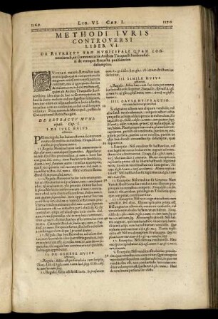 Liber VI. De Retractu Tam Municipali Quam Conuentionali [...]
