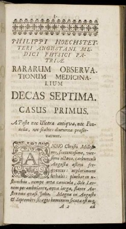 Decas Septima.