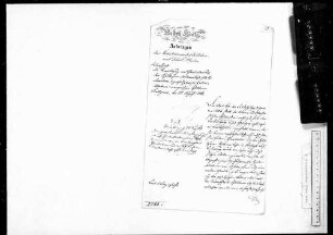 Unterstützung an Hinterbliebene von Kirchen- und Schuldienern (1861-1881)