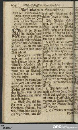 Nach erlangtem Sonnenschein.