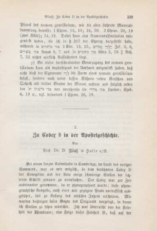 539-542 Zu Codex D in der Apostelgeschichte