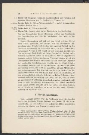 2. Die vier Hauptfragen
