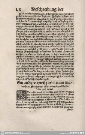 Ein andere weiß wie man machen sol ein Horologium uff ein nidergelegts blöchlin/ Das XVIII. Capitel.