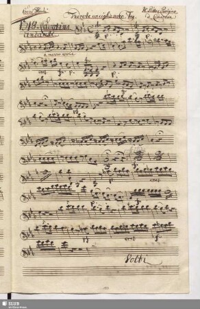 1318. Cavatina: Vedrete un ciglio / Cimarosa, D.