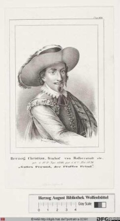 Bildnis Christian d. J., Herzog zu Braunschweig-Lüneburg und L.