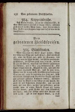 Von gebratenen Fleischspeisen.