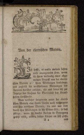 Von der electrischen Materie.