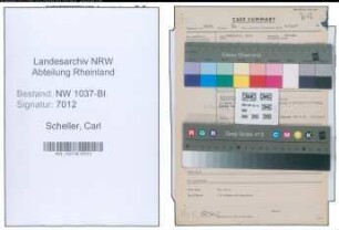 Entnazifizierung Carl Scheller , geb. 00.00.0000 (Buchhalter)
