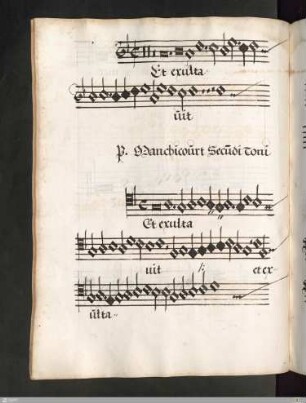 Petrus Manchicourt : [Magnificat] Secundi Toni