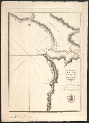 The Road Of Arica, on the West Coast of South America : from a Spanish MS.