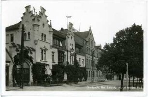 Groitzsch. Hotel Weißes Roß