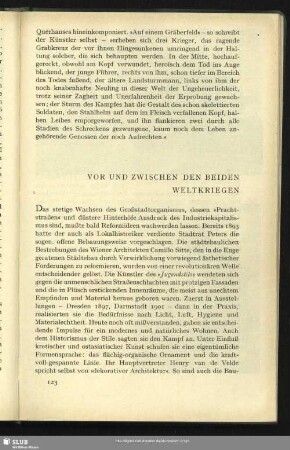Vor Und Zwischen Den Beiden Weltkriegen