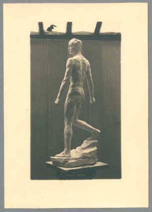 Kleiner Herabschreitender, 1927, Gips