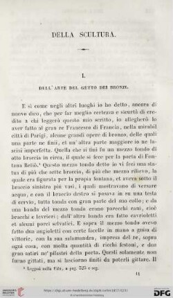 I. Dell' Arte Del Getto Dei Bronzi