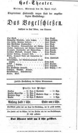 Das Vogelschießen