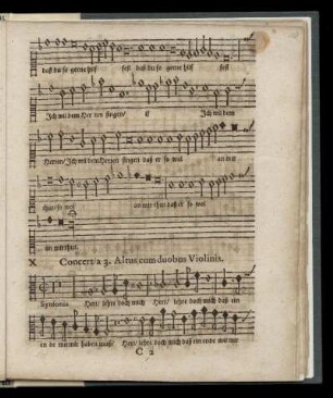 X. Herr lehre doch mich (Concert a 3. Altus cum duobus Violinis)