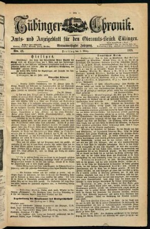 165-184, 1. März (Nro. 42) - 6. März (Nro. 46)