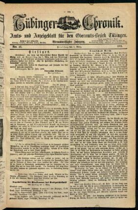 165-184, 1. März (Nro. 42) - 6. März (Nro. 46)