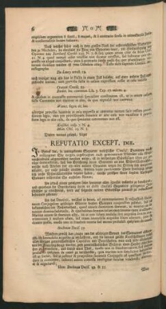 Refutatio Exept. 1mae