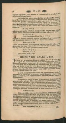 Refutatio Exept. 1mae