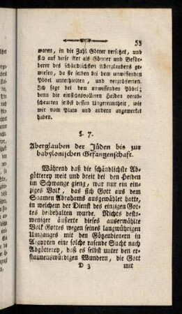 53-64, §. 7. Aberglauben der Juden bis zur babylonischen Gefangenschaft.