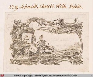 Exlibris des Christian Wilhelm Friedrich Schmidt