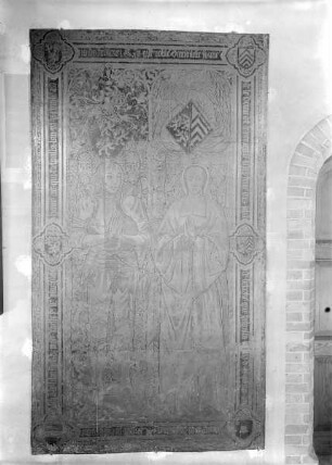 Grabplatte des Jean Liedekerke (+ 1518) und seiner Ehefrau (+ 1515)