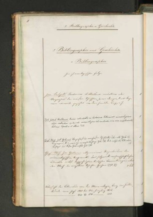 2 Bibliographien und Geschichte.
