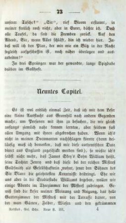 Neuntes Capitel
