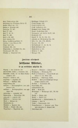 Zweitens allerhand seltsame Wörter, so zu verstehen nützlich ist