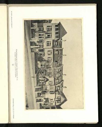 Einfamilienhäusergruppe in Stuttgart, Danneckerstraße 37-41. Außenansicht.