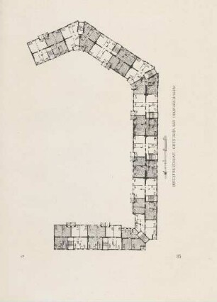 Grundriss: Dreibundstrasse. Grundriss des Obergeschosses