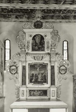 Altaraufsatz, Görsdorf (Kreis Luckau)