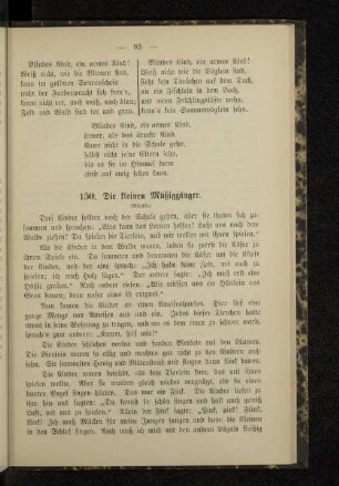 150. Die kleinen Müßiggänger.