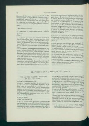 Edificios en la Región del Petén